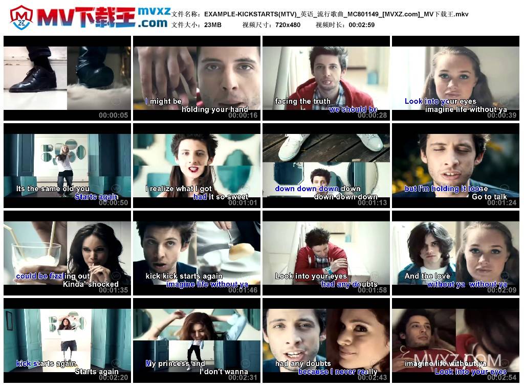 EXAMPLE-KICKSTARTS(MTV)_英语_流行歌曲_MC801149